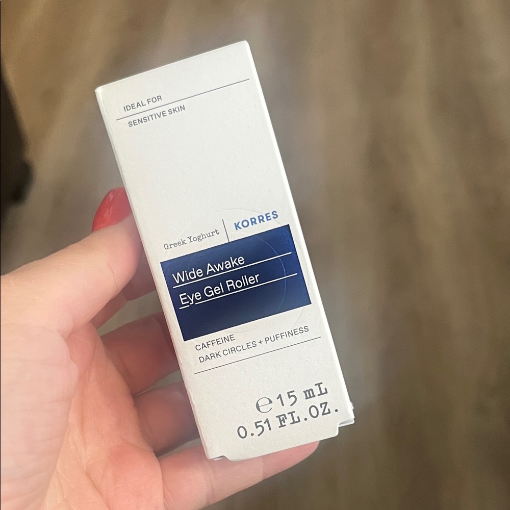 NWT Korres Yoghurt Wide Awake Eye Gel Roller